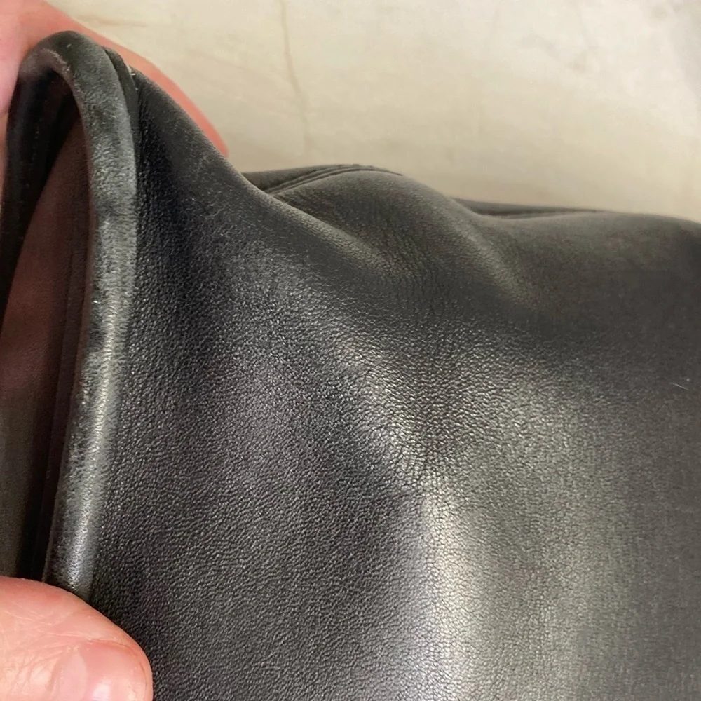 Coach vintage Equestrian Slim Bucket | 9806 | Black glovetan leather